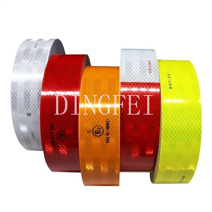 Fluorescent Orange Reflective Tape