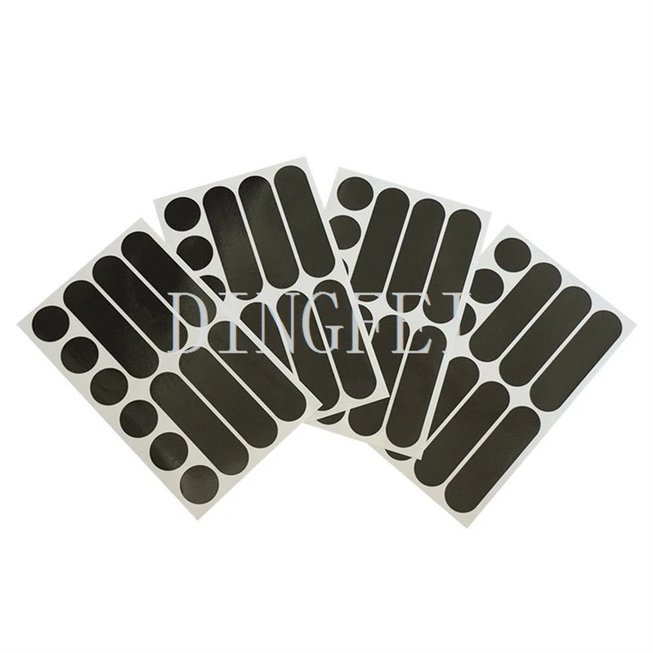 3m Scotchlite 680 Black Reflective Sticker For Helmet