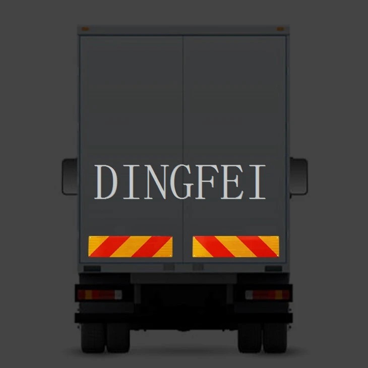 Long Vehicle' Vehicle Rear Marking Plate