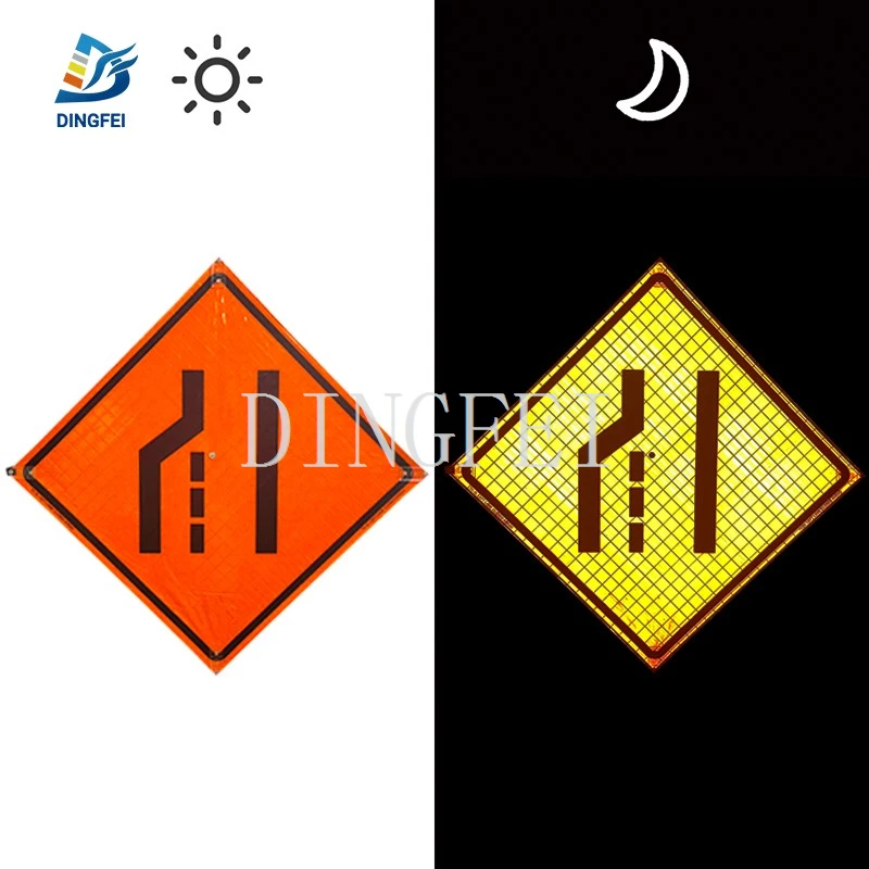 TC-3L LEFT LANE CLOSED AHEAD