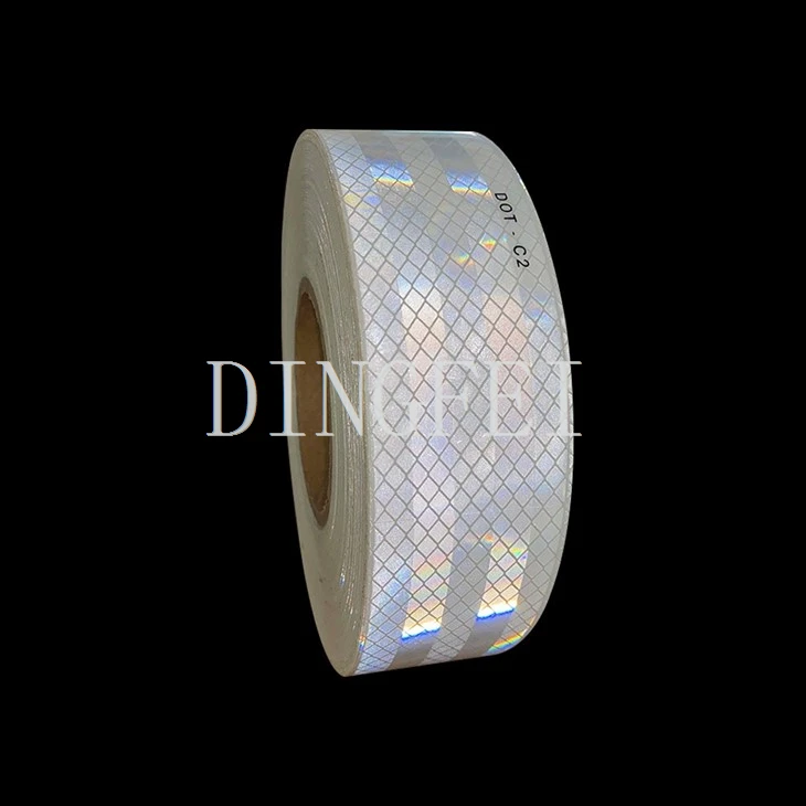 White Reflective Conspicuity Tape For Vehicles
